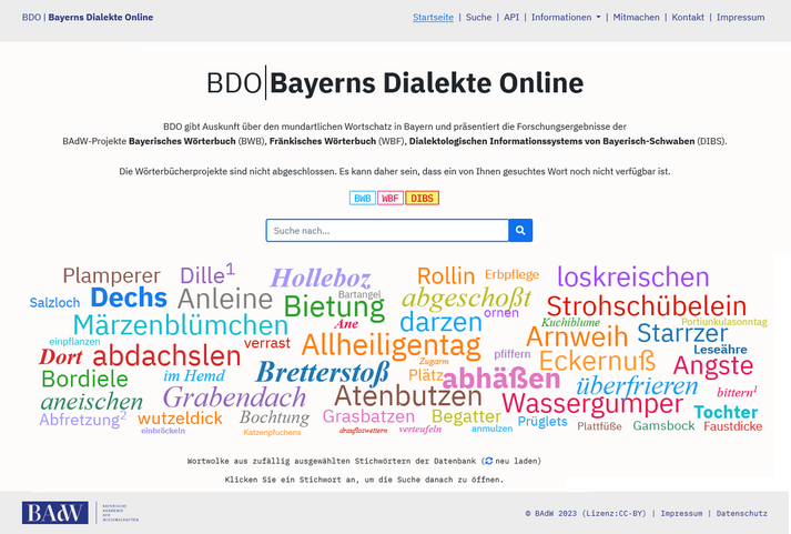 Startseite von Bayerns Dialekte Online Startseite von Bayerns Dialekte Online